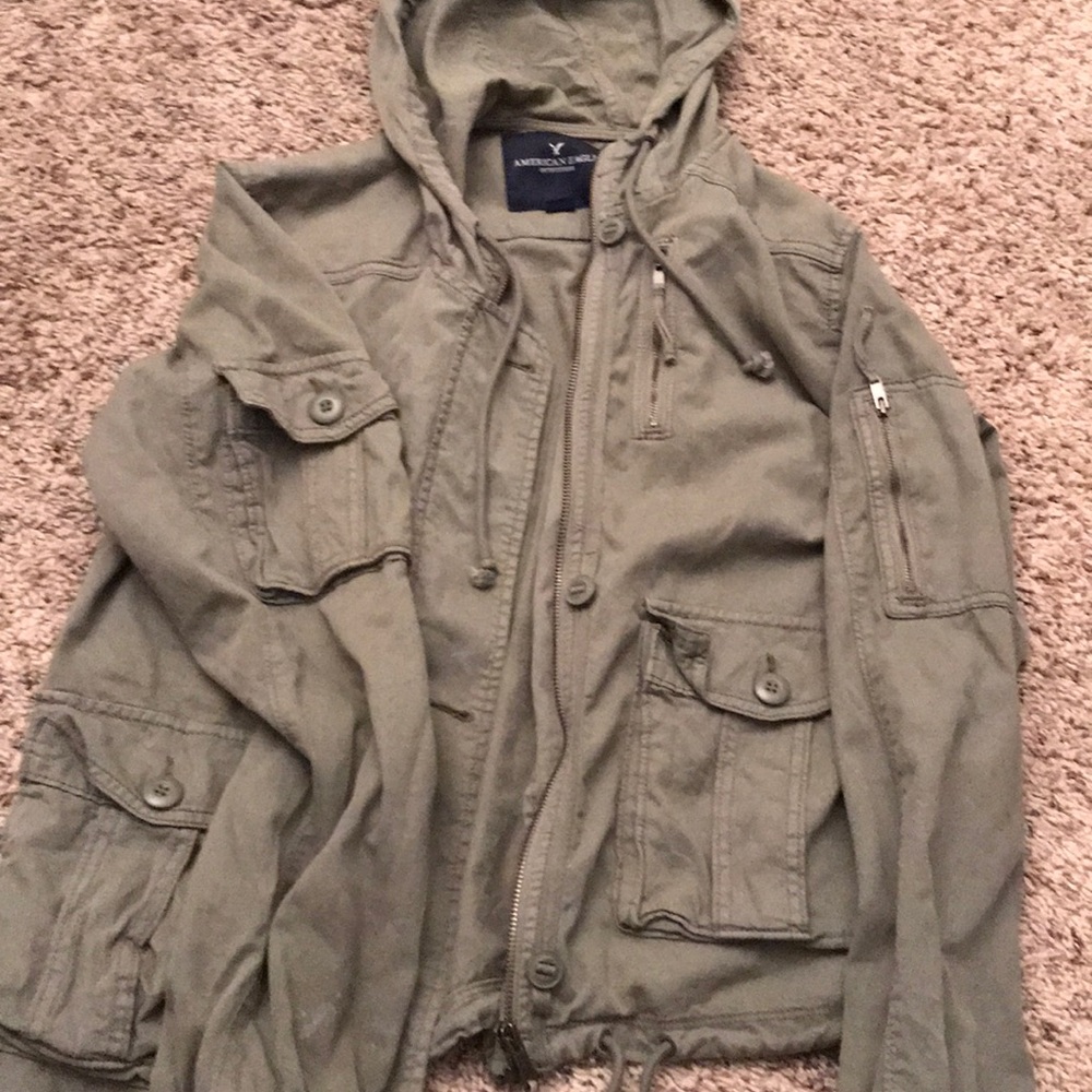 Green, almost new jacket
